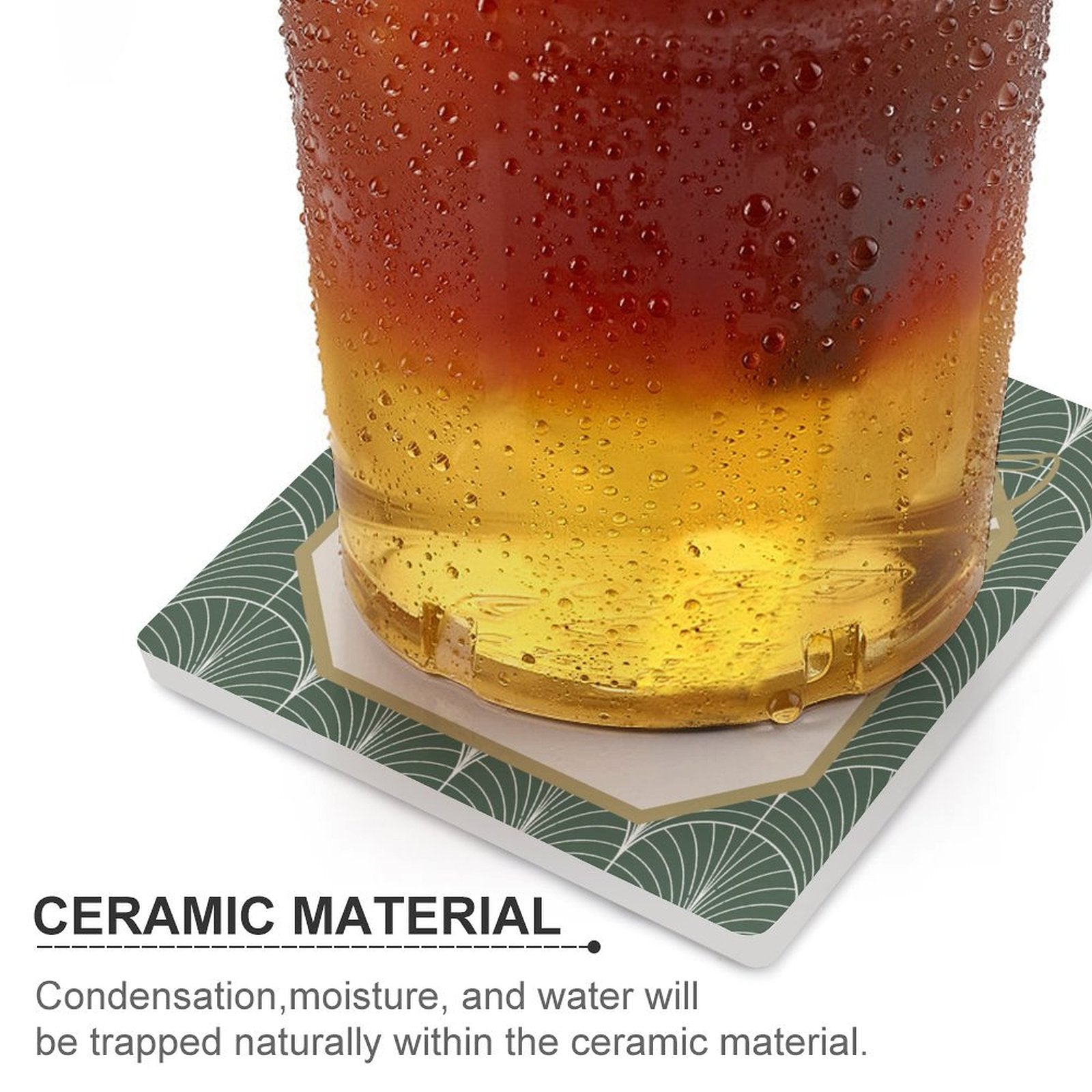 It's Cocktail Time - Ceramic Coasters (Square) Ceramic Coasters Printed Offshore