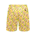 Tropical Fruit Drink Men's Mid-Length Beach Shorts Men's Mid-Length Beach Shorts Food Printed Offshore