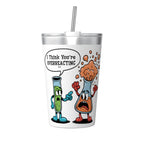 Chemistry I Think You're Overreacting Small Stainless Steel Travel Mug Cup 12oz/350ml