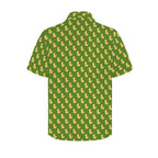 Rubber Ducks On Green Men's Hawaiian Shirt (New)