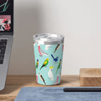 Australian Birds Small Stainless Steel Travel Mug Cup 12oz/350ml