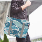 Ocean Waves Duffle Bag-Simple (Model 1715) Duffle Bag-Simple (1715)