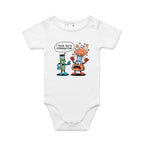 I Think You're Overreacting Chemistry AS Colour Baby Bodysuit