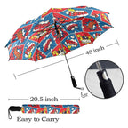 Comic Book Pop - Semi-Automatic Foldable Umbrella (Model U12) Semi-Automatic Foldable Umbrella (U12)
