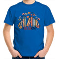 Freedom, Reading Books Kids AS Colour T-shirt Bright Royal Kids Youth T-shirt Printed In Australia Reading