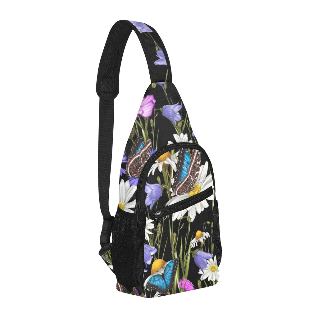 Butterfly Flowers - Chest Bag