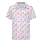 Axolotl Love Kids Cotton Short Sleeve Shirt