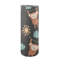 Monkey Swing 20oz Tall Skinny Tumbler with Lid and Straw One Size 20oz Tall Skinny Tumbler with Lid and Straw Printed Offshore