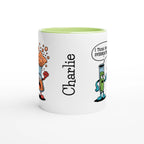 Personalised I Think You're Overreacting Chemistry 11oz Ceramic Mug Personalised 11oz Mug Printed Offshore Science
