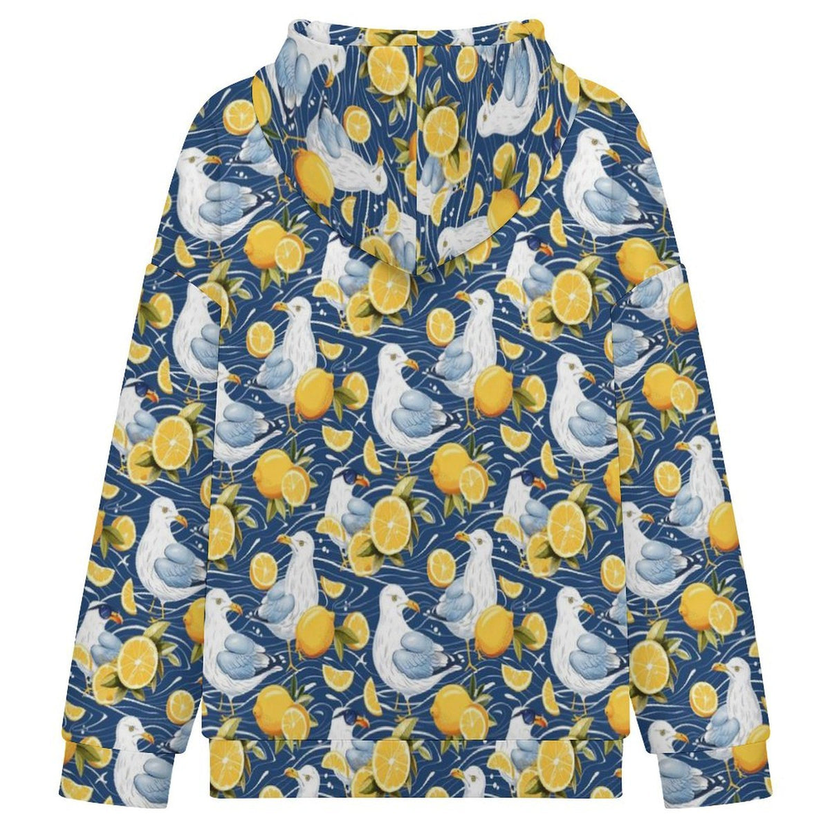 Lemon Seagull Women's Full-Zip Hoodie