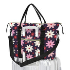 Pink Daisy Duffle Bag-Simple (Model 1715) One Size Duffle Bag-Simple (1715)