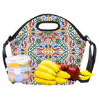 Bright Burst Neoprene Lunch Bag/Large (Model 1669) Neoprene Lunch Bag Printed Offshore