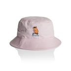 Just Be Cool, Capybara - AS Colour Bucket Hat Orchid One Size As Colour Bucket Hat animal Printed In Australia