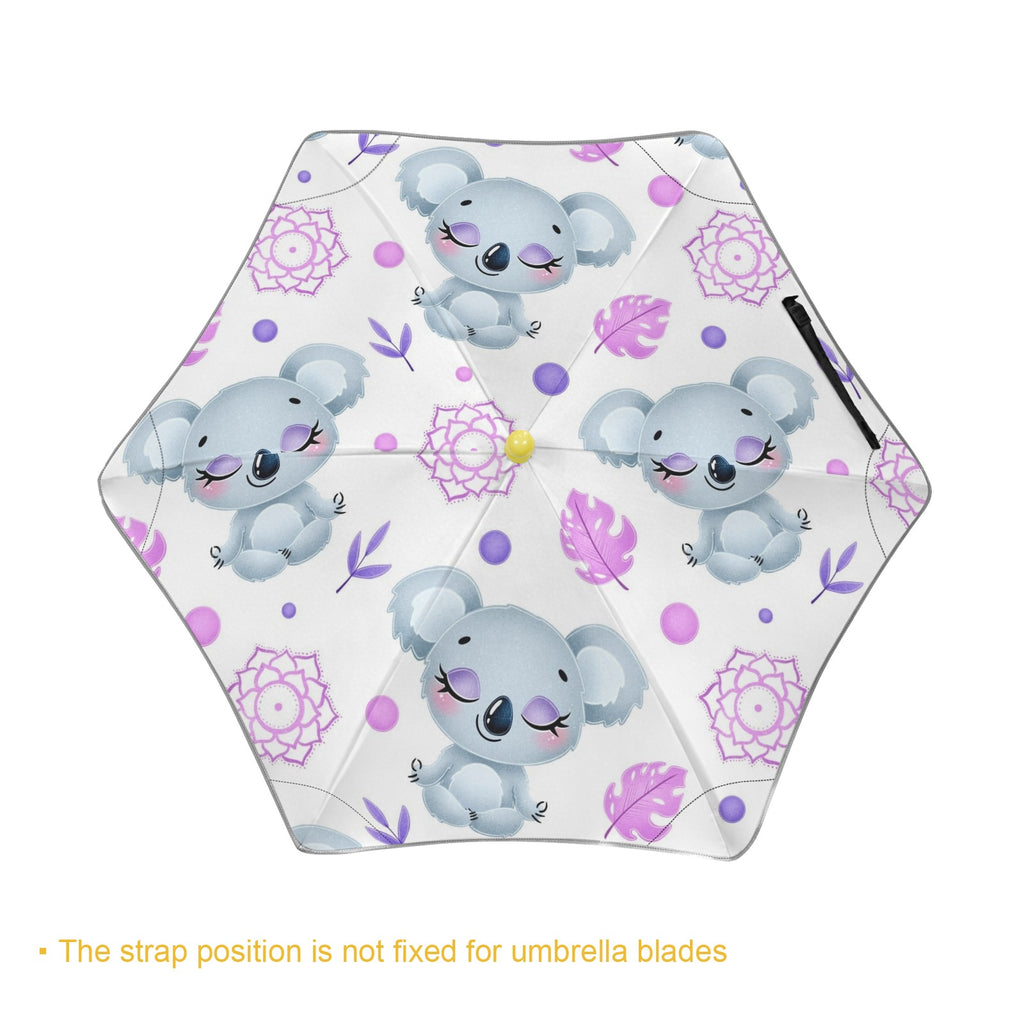 Zen Koala Kids Safe Round Corner Umbrella