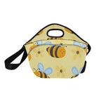 Bright Bees - Neoprene Lunch Bag Neoprene Lunch Bag Printed Offshore
