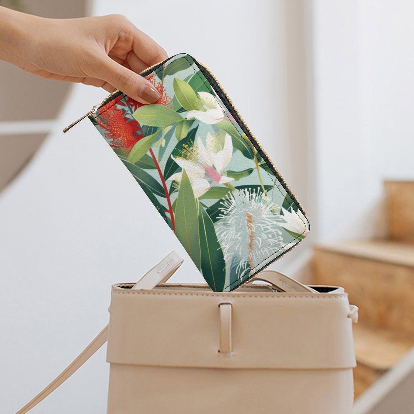 Pretty Aussie Flowers -  PU Leather Wallet