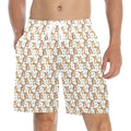 Quokkas Men's Mid-Length Beach Shorts 5XL Men's Mid-Length Beach Shorts animal Printed Offshore
