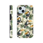 Toucan Jungle - Apple iPhone Tough case iPhone 15 iPhone Tough Case animal Globally Fulfilled