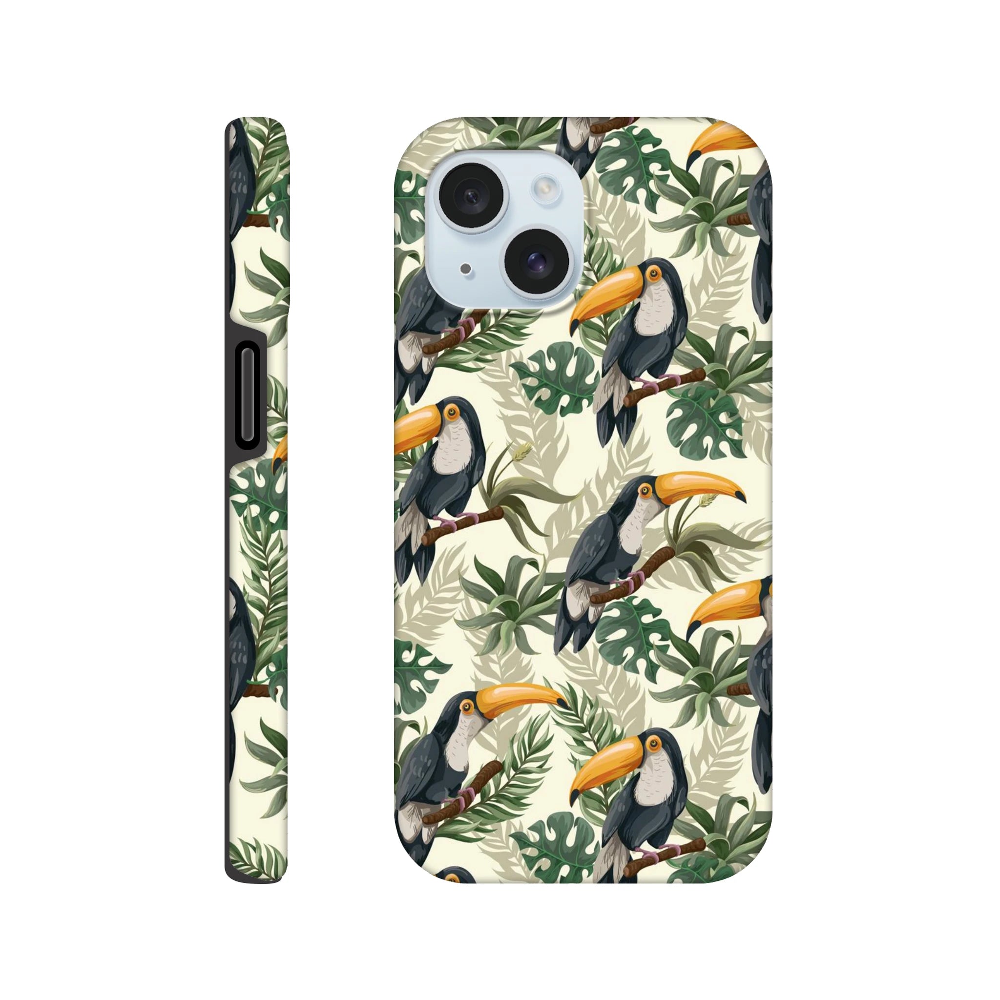 Toucan Jungle - Apple iPhone Tough case iPhone 15 iPhone Tough Case animal Globally Fulfilled