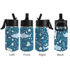Sharks 12oz Kids Water Bottle with Straw Lid