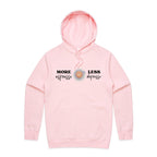 More Espresso, Less Depresso Men's AS Colour Hoodie Pink Mens Hoodie Coffee Printed In Australia