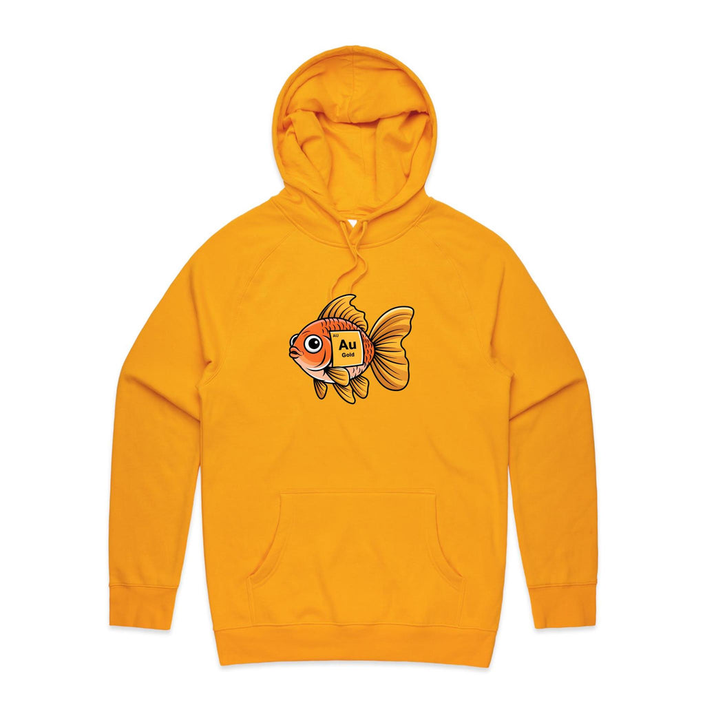 Gold Fish Periodic Table Men's AS Colour Hoodie