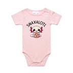 Snaxalotl, Axolotl Pizza - Baby Bodysuit