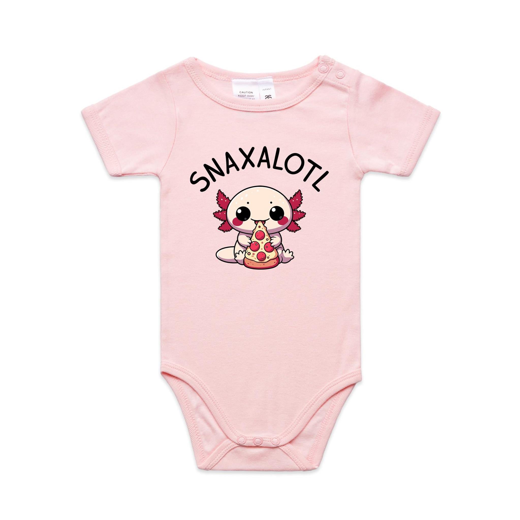 Snaxalotl, Axolotl Pizza - Baby Bodysuit