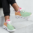 Colourful Mandala Women's Twisted Sole Sneakers