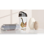 Personalised - Don't Fret - White 15oz Stainless Steel Travel Mug Personalised Travel Mug Globally Fulfilled Music
