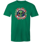 Believe In Yourself, Alien - Mens T-Shirt Kelly Green Mens T-shirt Motivation Positivity Printed In Australia Sci Fi
