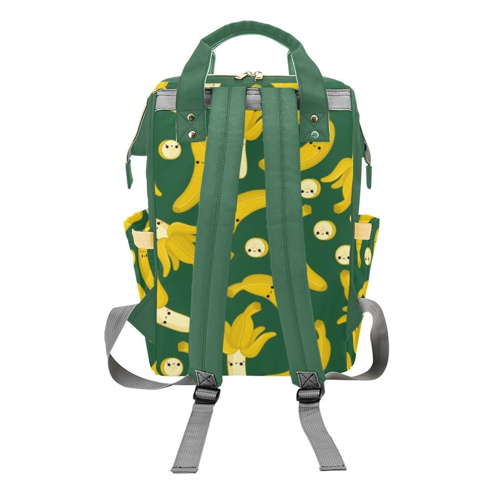 Happy Bananas - Multi-Function Backpack, Nappy / Diaper Bag