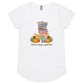 Travel Is Always A Good Idea Women's AS Colour Scoop Neck T-Shirt White Womens Scoop Neck T-shirt Printed In Australia