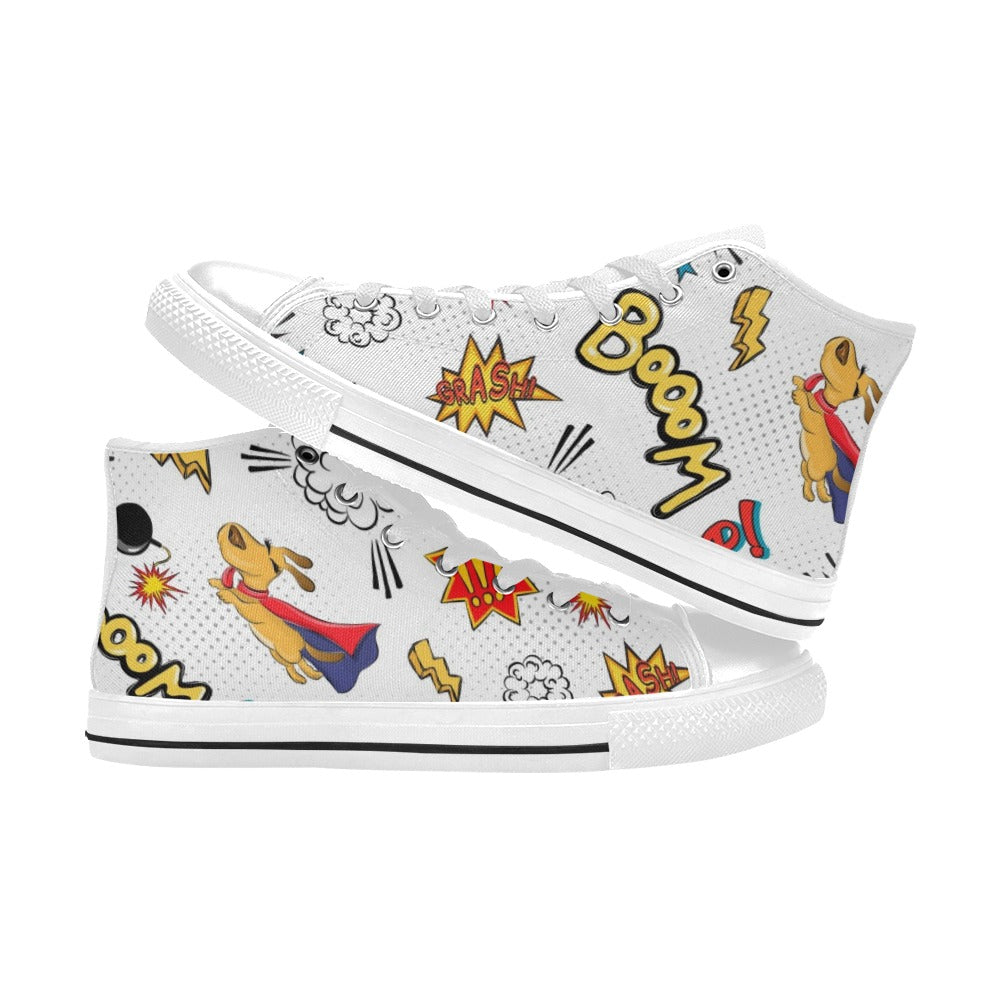 Superdog - Women's High Top Canvas Shoes