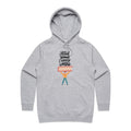 Read Books, Change The World Women's AS Colour Hoodie Grey Marle Womens Hoodie Printed In Australia Reading