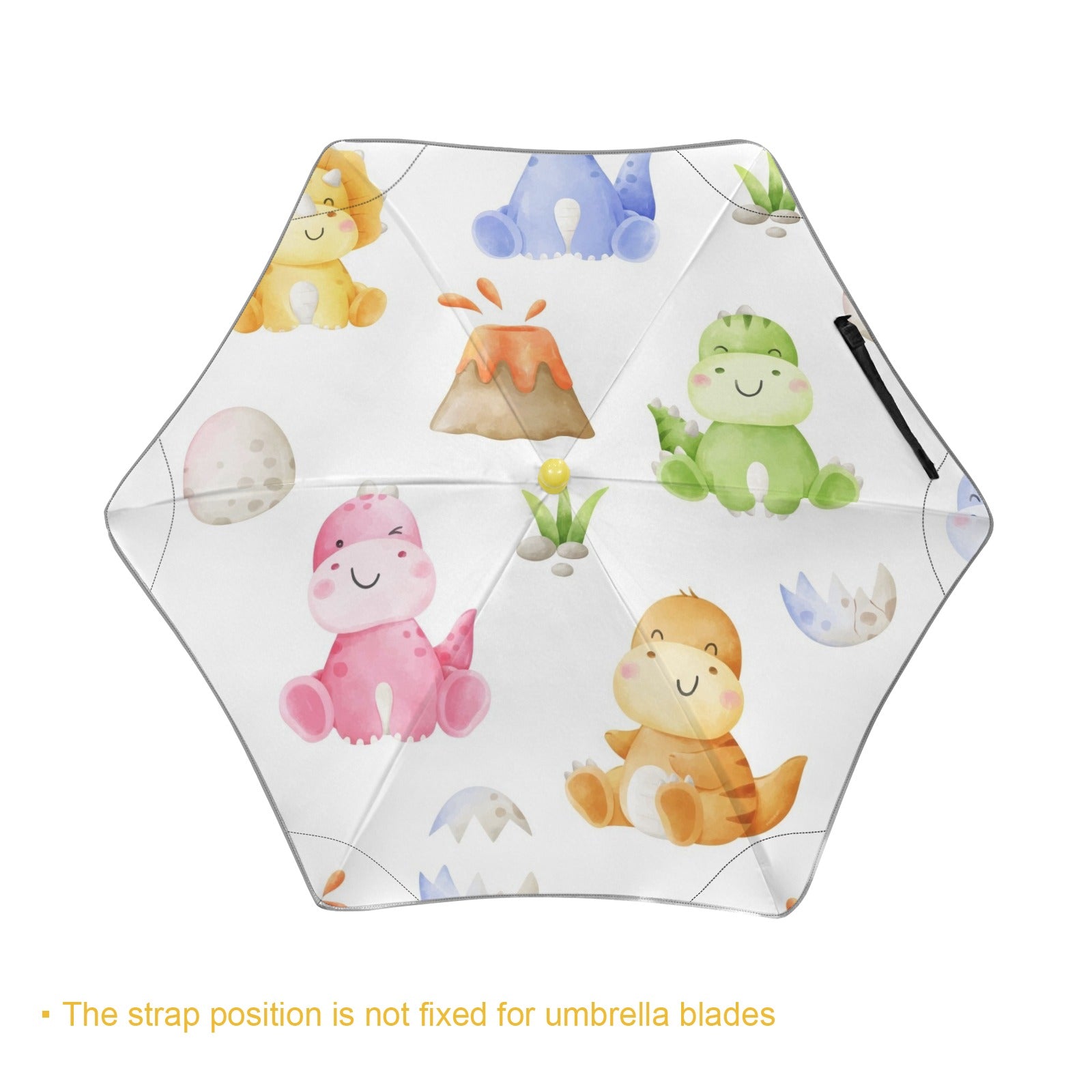 Hatching Dinosaurs Kids Safe Round Corner Umbrella Kids Safe Round Corner Umbrella animal Printed Offshore