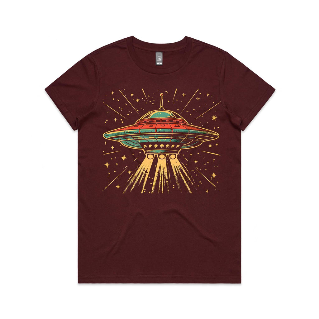 Retro UFO Women's AS Colour T-shirt