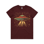 Retro UFO Women's AS Colour T-shirt