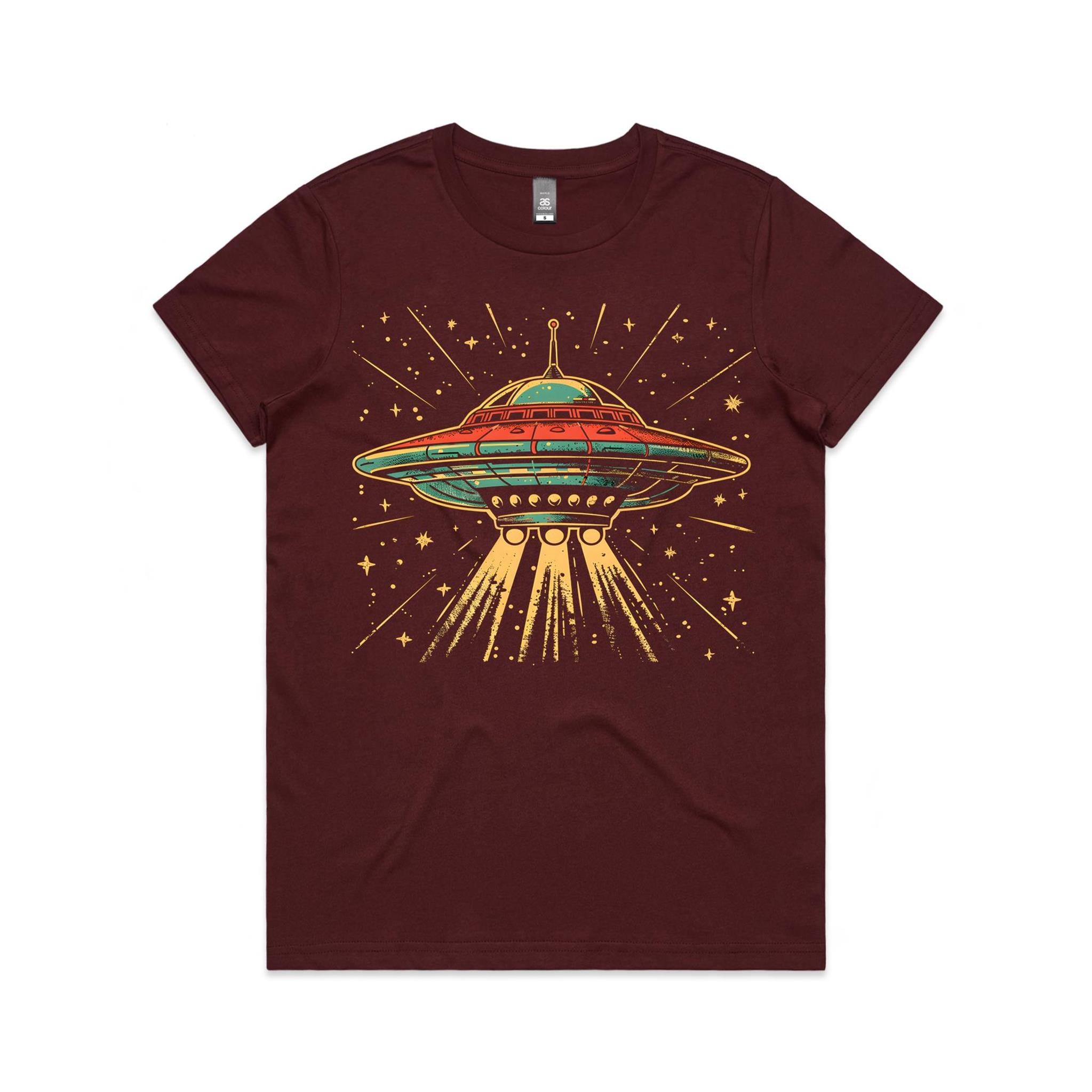 Retro UFO Women's AS Colour T-shirt