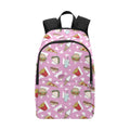 Fast Food Fabric Backpack One Size Fabric Backpack Food Printed Offshore