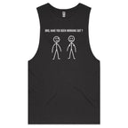 Bro, Have You Been Working Out, Stick Figures - Tank Top Tee Coal Drop Arm Tank Top Fitness Printed In Australia