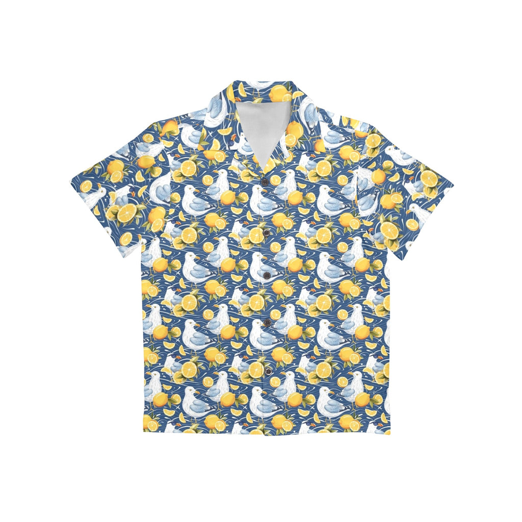 Lemon Seagull Junior Kids Hawaiian Shirt