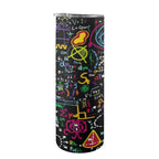 Math Scribbles 20oz Tall Skinny Tumbler with Lid and Straw