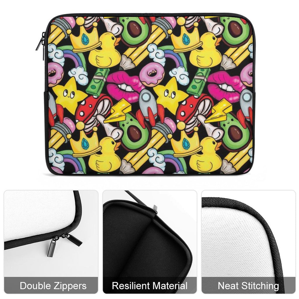 Bright And Cute Laptop Sleeve (Multiple Sizes) Laptop Sleeve Printed Offshore