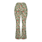 Mushroom Garden High Waist Crossover Tummy Control Flare Leggings High Waist Flare Leggings Printed Offshore