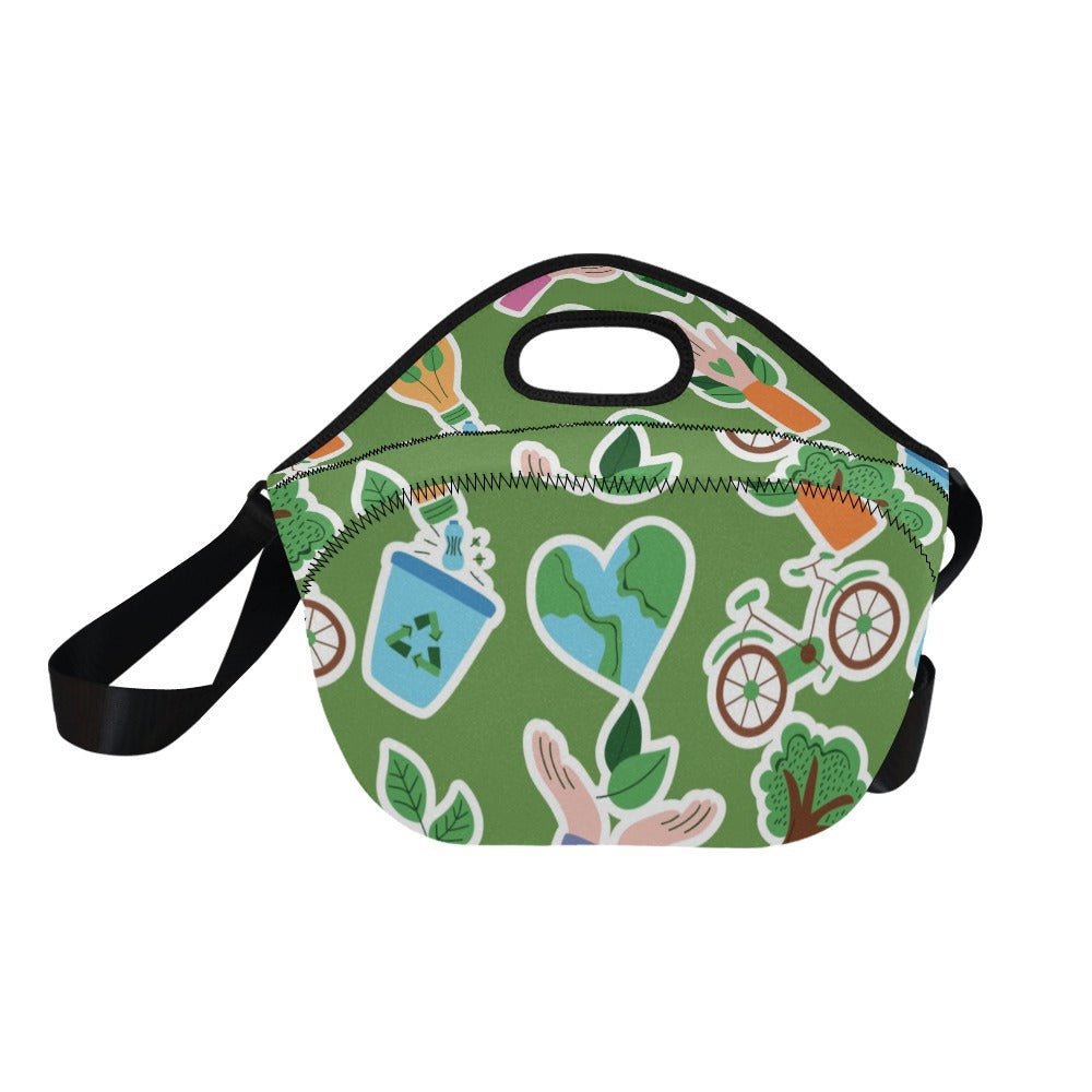 Earth Stickers - Neoprene Lunch Bag Neoprene Lunch Bag Printed Offshore