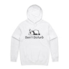 Don't Disturb, Panda - Mens Hoodie White Mens Hoodie animal Printed In Australia