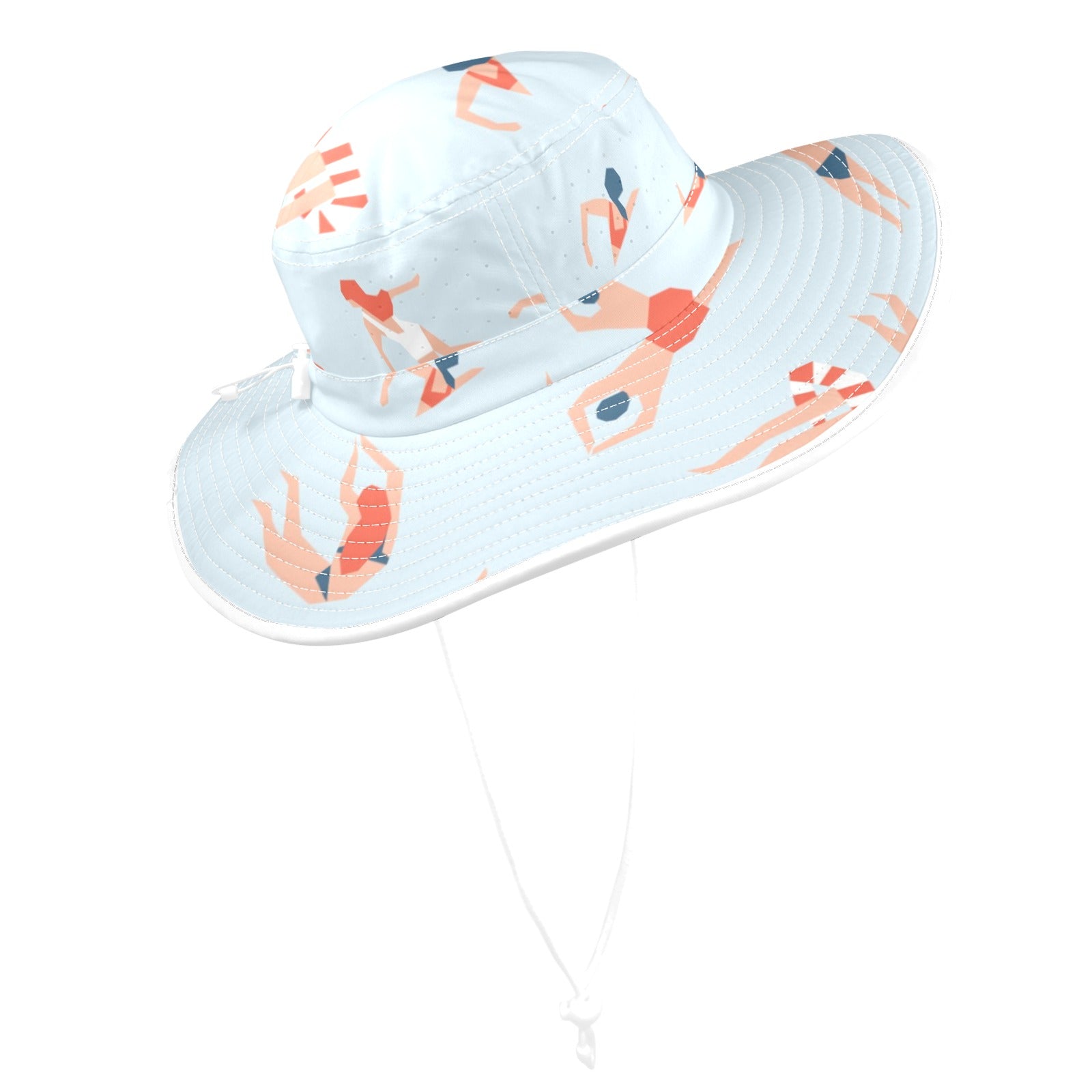 Summer Swim Wide Brim Bucket Hat Wide Brim Bucket Hat Printed Offshore Summer