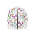 Unicorn Rainbow Kids Bomber Jacket XL Kids Bomber Jacket animal Printed Offshore