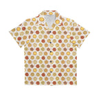 Round Pizzas On White Senior Kids Hawaiian Shirt